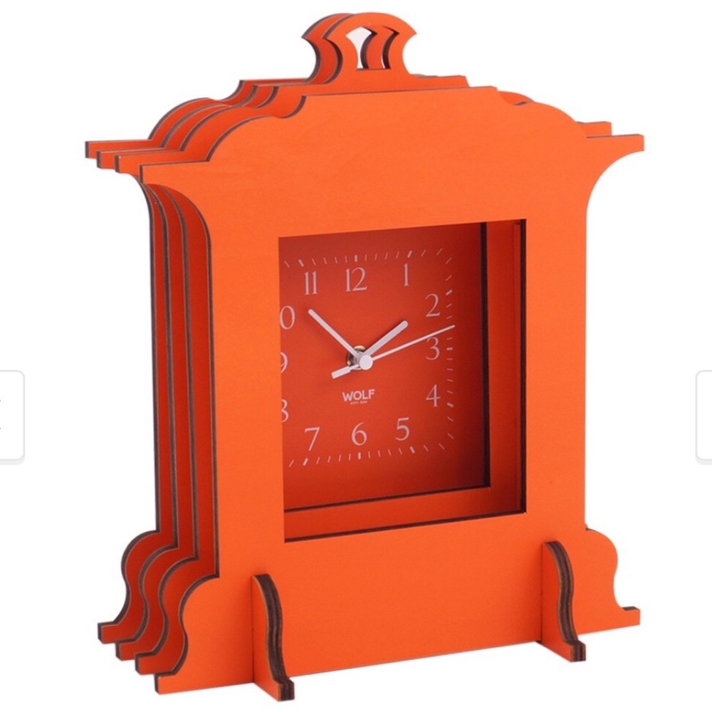 WOLF Wooden Jigsaw Grand Mantel Clock